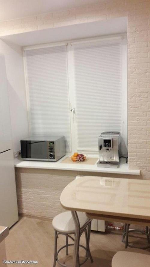 Небольшая угловая кухня после ремонта. 07