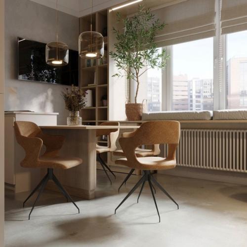 Интерьер однокомнатной квартиры. 02