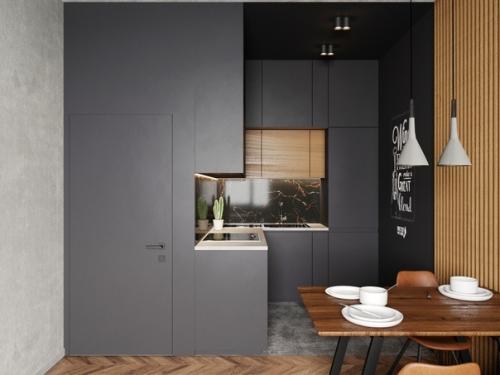 Дизайн - проект квартиры для холостяка. 03