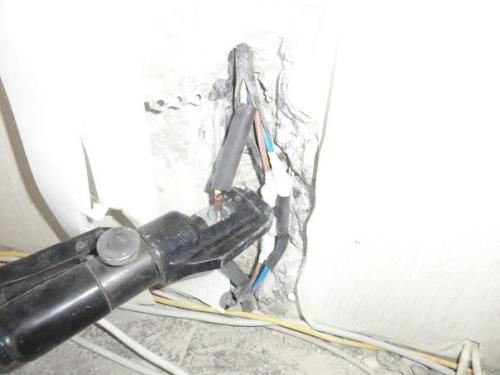 Перебит вводной кабель в квартиру, что делать? 01 Перебит вводной кабель в квартиру, что делать? 01