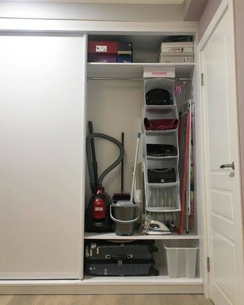 Работа мужа.  Замерил, ездил по мебельным, заказал распил и собрал. 05