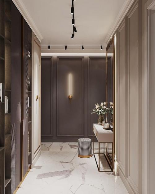 Проект холла.  Очень интересный дизайн. 01