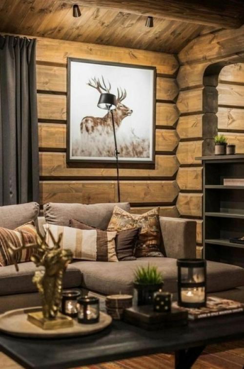 Дерево в интерьере - уют и гармония. 04