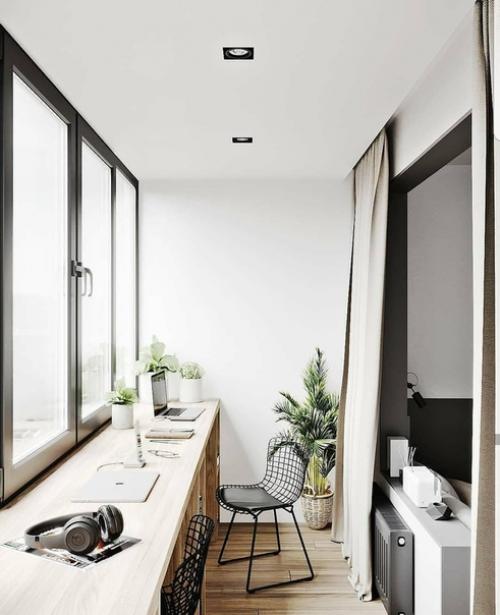 Объединение кухни и балкона. 02