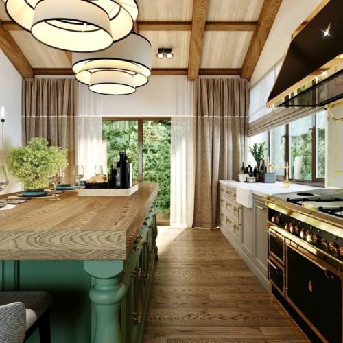 Очень нравится когда в интерьере присутствуют оттенки зелёного цвета. 02