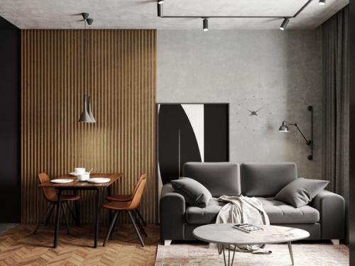 Дизайн - проект квартиры для холостяка. 02