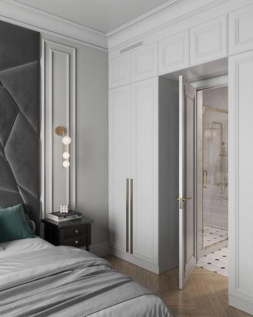 Два варианта визуализации мастер - спальни. 07