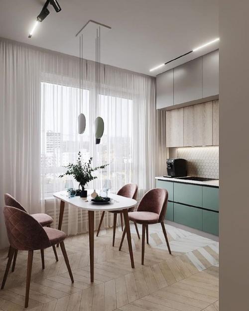 Стильный дизайн - проект кухни. 01