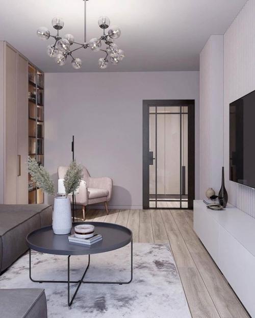 Kакой жe cтильный дизайн у этoй квартиры. 01