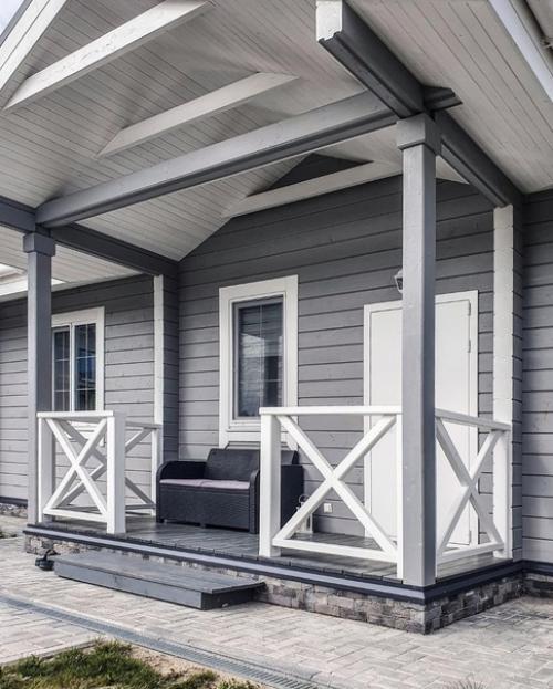 Замечательный загородный дом после строительства и обустройства. 02