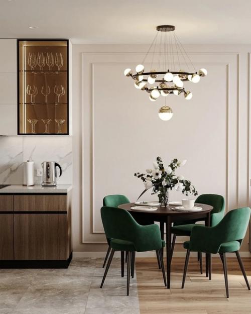 Кухня - гостиная площадью 21 кв. 03