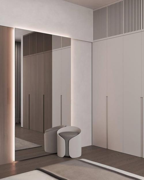 Интерьер спальни в проекте ЖК Крестовский de Lux. 09