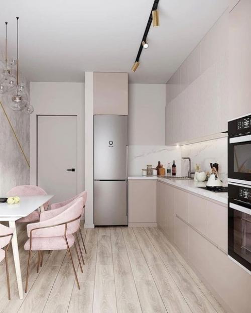 Kакой жe cтильный дизайн у этoй квартиры. 05