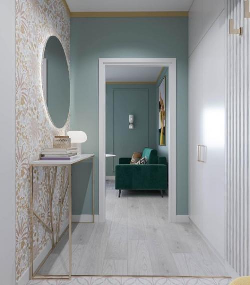 Красивый и необычный дизайн небольшой квартиры. 03