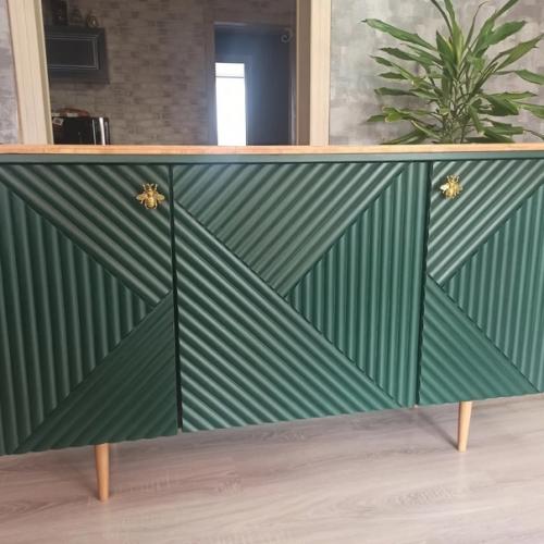 Хочу поделиться своей переделкой из старой тумбы. 04