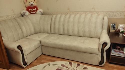 Перешили диван и кресло с супругой своими руками. 09