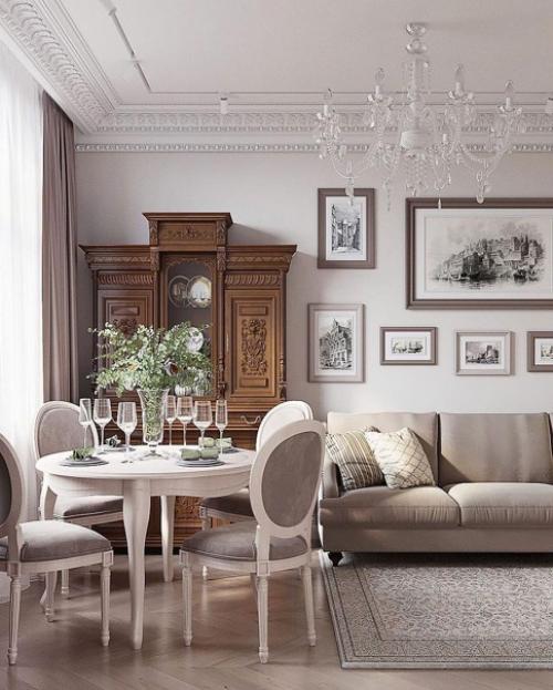 Классика.  Шикарный дизайн - проект квартиры. 04