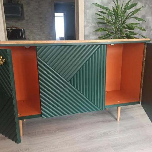 Хочу поделиться своей переделкой из старой тумбы. 02