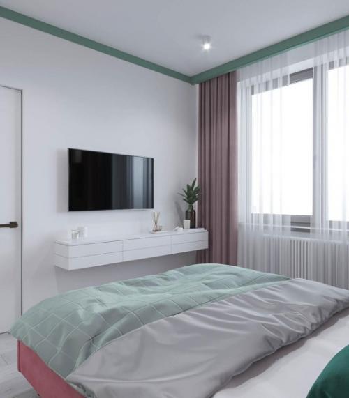 Красивый и необычный дизайн небольшой квартиры. 06