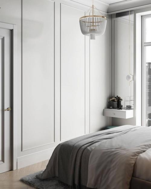 Два варианта визуализации мастер - спальни. 01