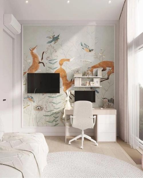 Волшебная детская комната с очень красивыми фотообоями. 03