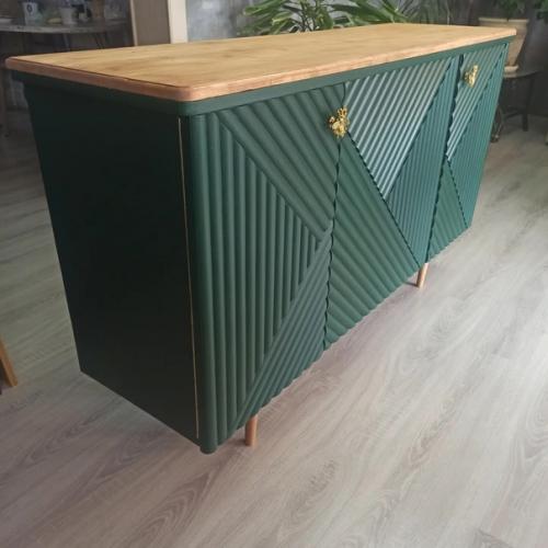 Хочу поделиться своей переделкой из старой тумбы. 03