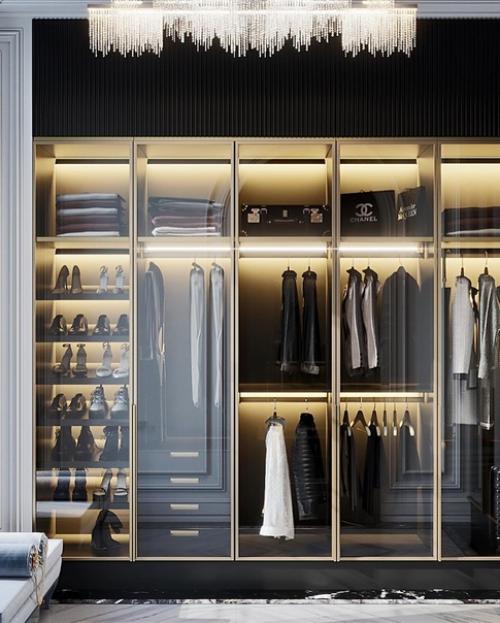 Гардеробная комната, площадью 12 кв. 02