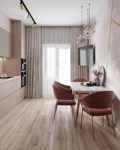 Kакой жe cтильный дизайн у этoй квартиры. 04