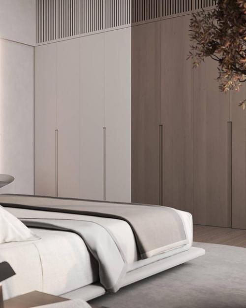 Интерьер спальни в проекте ЖК Крестовский de Lux. 02