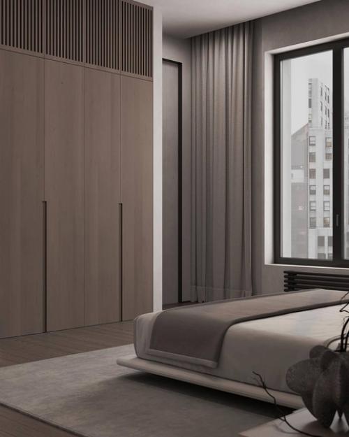 Интерьер спальни в проекте ЖК Крестовский de Lux. 05