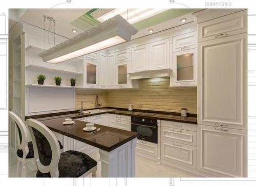 Классические кухни не теряют своей актуальности: их дизайн - это всегда элегантные интерьеры, воплощенные исключительно из дорогих материалов. 05