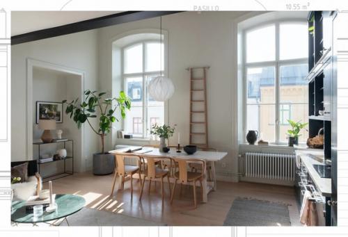 Здание конца 19 века в Стокгольме было преобразовано в стильный жилой комплекс под названием Lyceum. 02