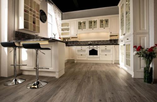 Как вы считаете, на сколько дерево уместно на кухне? 01