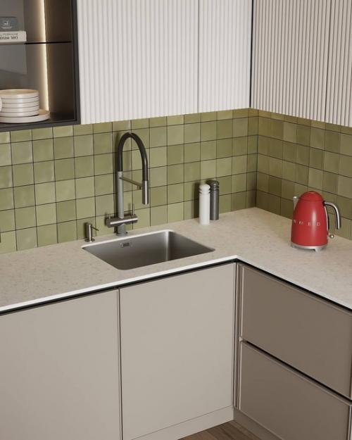 Эта маленькая кухня - гостиная очень атмосферная и уютная. 07