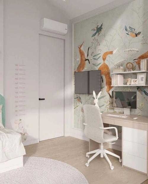 Волшебная детская комната с очень красивыми фотообоями. 06