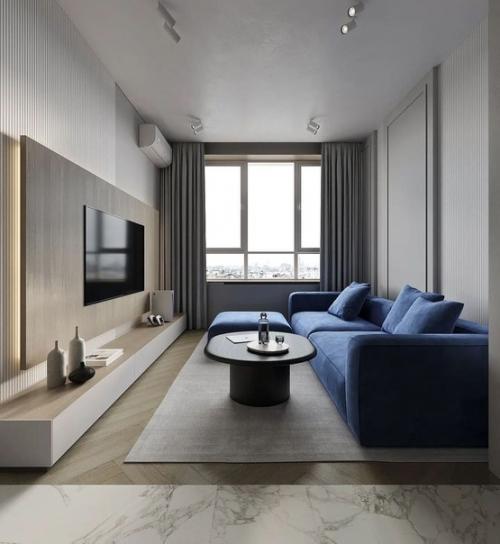 Предлагая заказчику вариант кухни - гостиной площадью 19 кв. 02