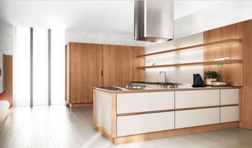 Дизайн кухни в коричневых тонах. 03