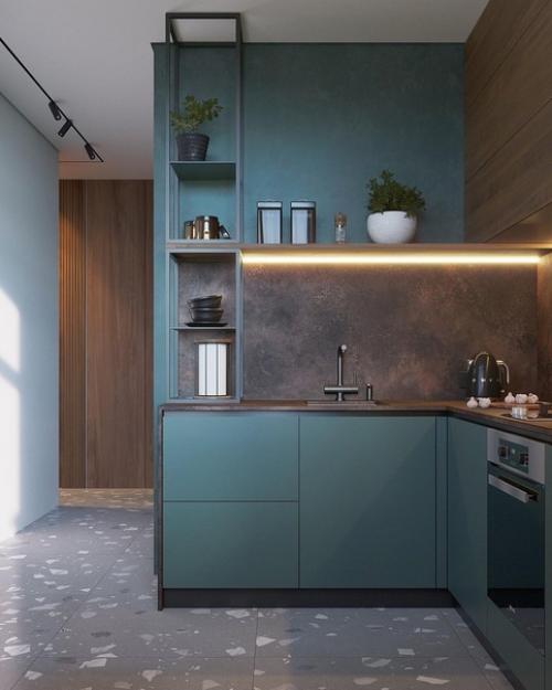 Кухня площадью 6 кв. 02