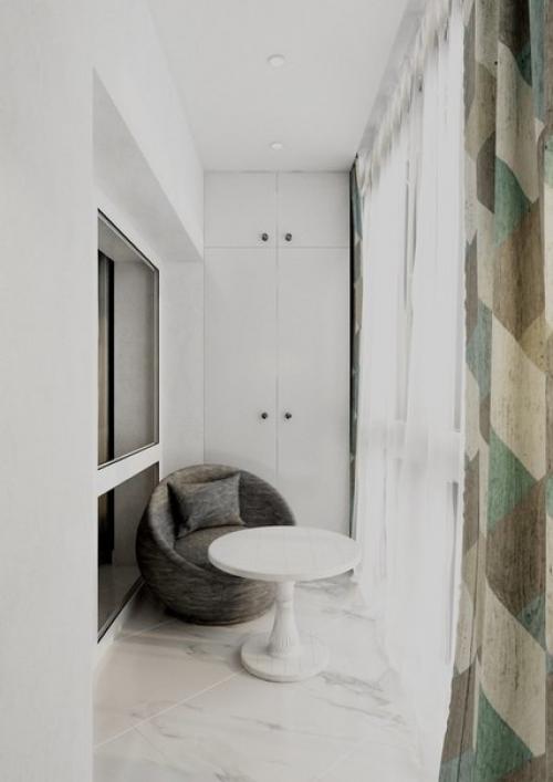 Дизайн кухни - гостиной 20 кв. 04