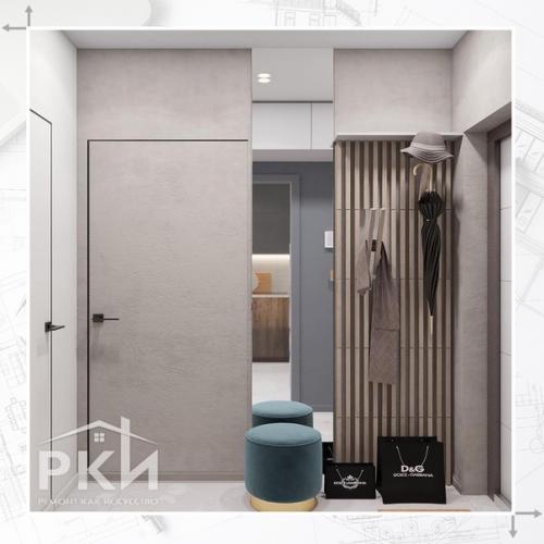 Полноценная однушка.  Спальное место отгорожено. 05