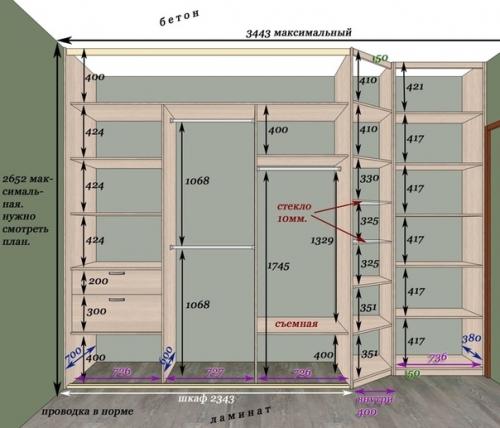 Полезная подсказка для тех, кто планирует гардеробную систему. 09