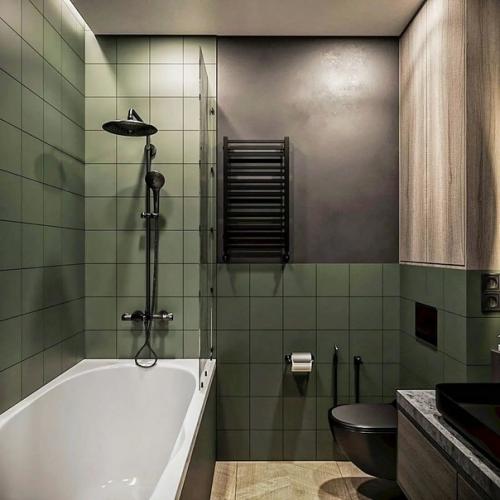 Ванная комната площадью 3. 9 кв. 04