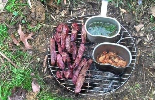 Дакотский очаг.  В простонародье такой костёр называют подземным. 03