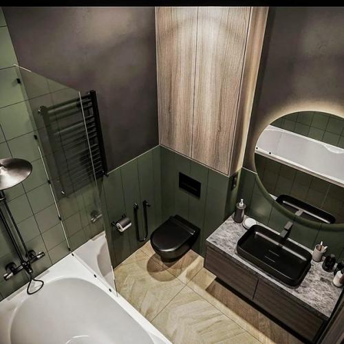 Ванная комната площадью 3. 9 кв. 07