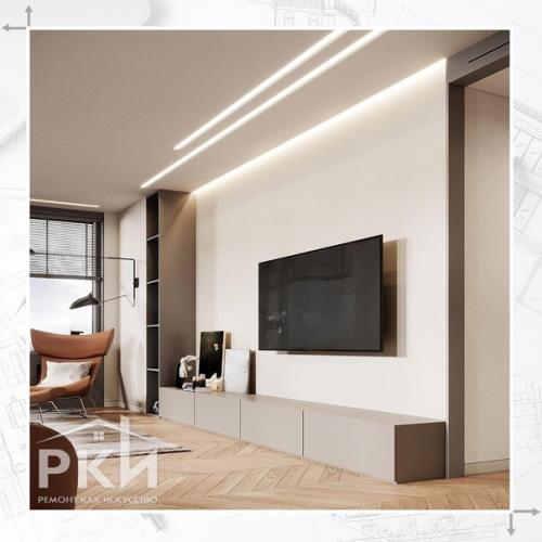 Дизайн - проект кухни - гостиной, площадью 29 кв. 08