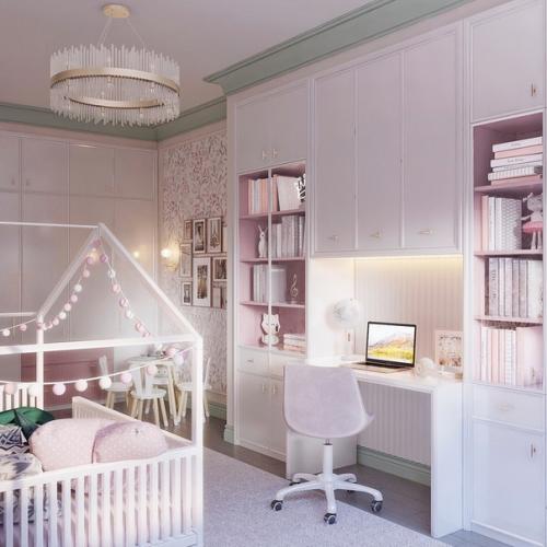 Детская комната для маленькой принцессы. 02