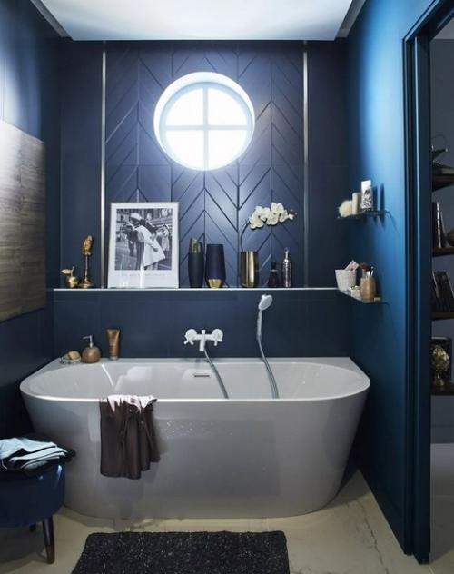 Ар - деко популярен в оформлении ванных комнат. 03