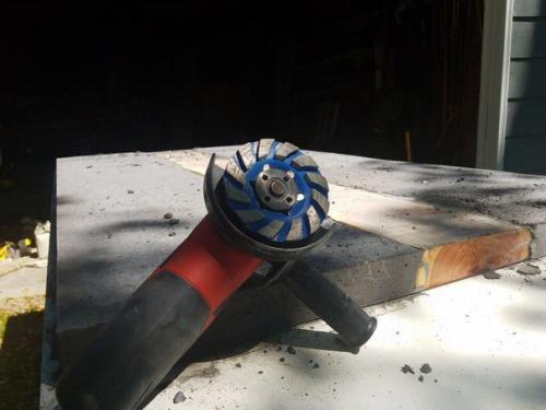 Необычная_мебель.  Столешница из дерева и бетона своими руками. 05