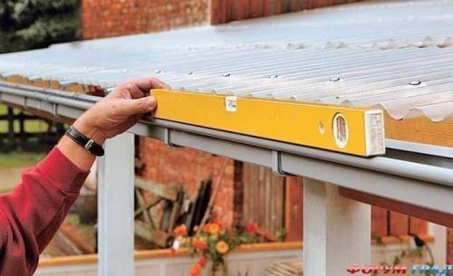 Навес для дачи своими руками. 07