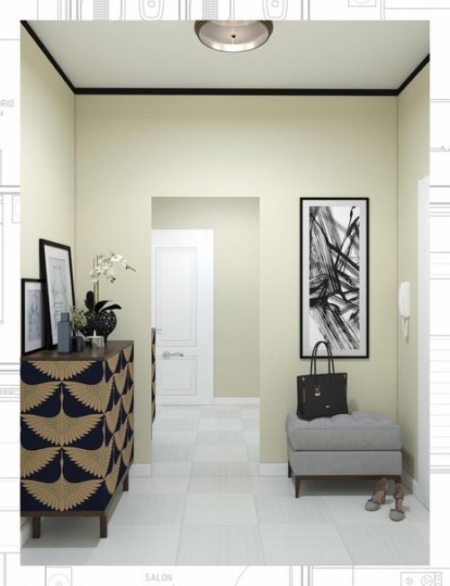 Площадь в 52 квадратных метра - достаточная, чтобы создать комфортное и удобное пространство для жизни одного человека. 08